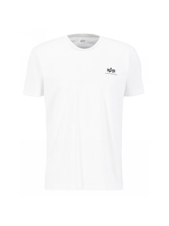 Alpha Industries Alpha Industries Tričko AI.128507-09-S Biela Basic Fit