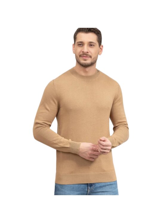 Calvin Klein Jeans Calvin Klein Jeans Svetr LOGO J30J322205 Béžová Regular Fit