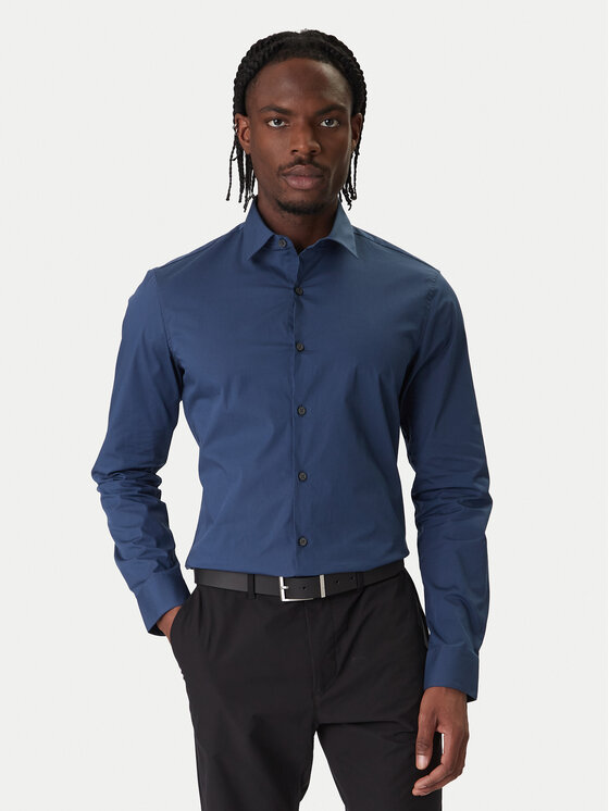 Calvin Klein Calvin Klein Риза Essentials LV019EU037 Сив Slim Fit