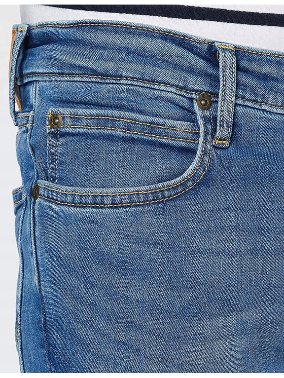 Lee Lee Jeansy Malone Niebieski Skinny Fit