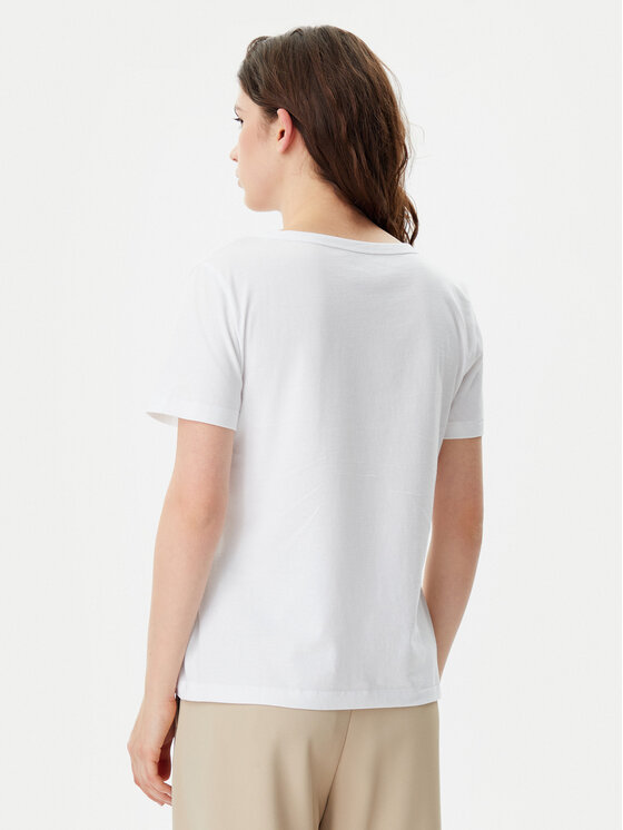 Gap Gap T-Shirt 740140-02 Biały Regular Fit