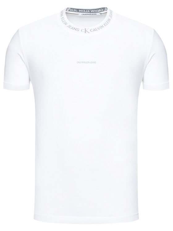 Calvin Klein Jeans Marškinėliai J30J317096 Balta Regular Fit • Modivo.lt