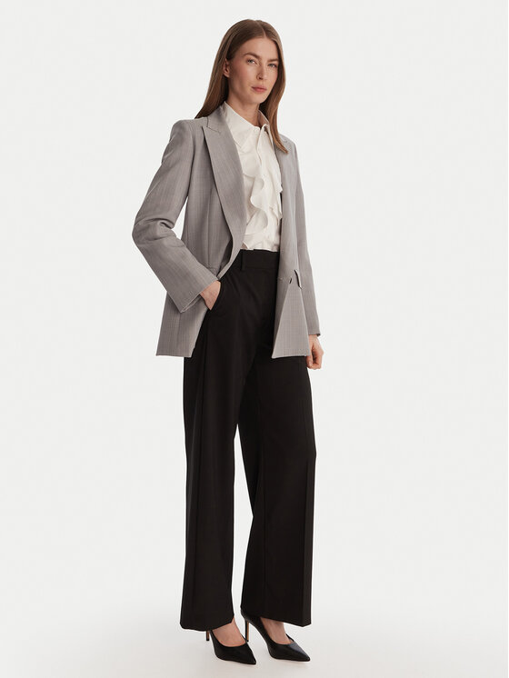 Marella Marella Sacou Canzone 2613041151 Gri Regular Fit