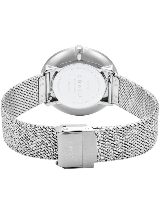 Obaku Obaku Zegarek V288LXCWHC Srebrny