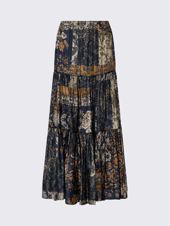 Liu Jo Liu Jo Spódnica maxi WF6207TS061L9156 Kolorowy Regular Fit