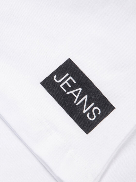 Calvin Klein Jeans Calvin Klein Jeans T-Shirt Institutional SS IB0IB00347 Biały Regular Fit