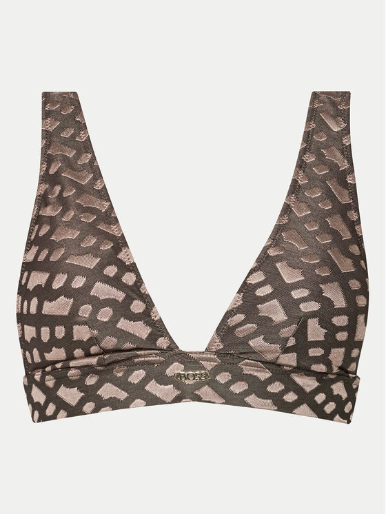 BOSS Boss Gornji dio kupaćeg kostima Beatrix 50515551 Smeđa Regular Fit