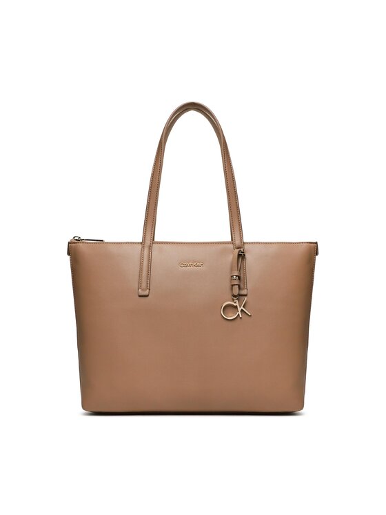 Calvin Klein Handtasche Ck Must Shopper Md K60K609874 Beige 