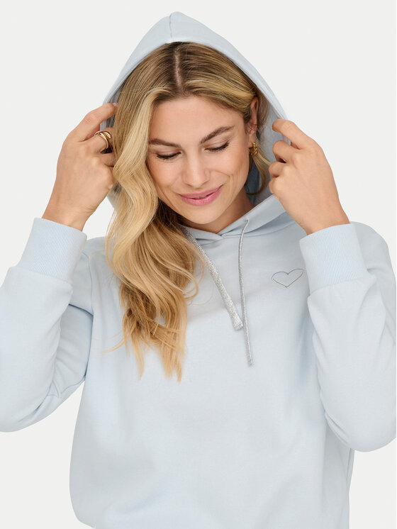 ONLY ONLY Sweatshirt Noli 15312874 Himmelblau Regular Fit