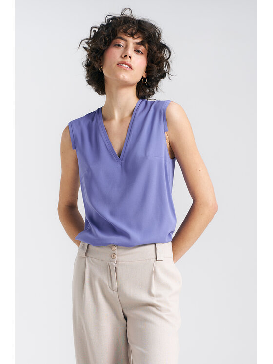 NIFE NIFE Halenka B161 Fialová Regular Fit