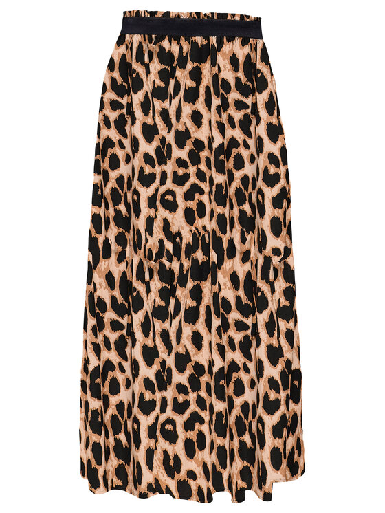 ONLY ONLY Fustă plisată Venedig 15251761 Maro Regular Fit