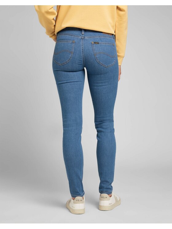 Lee Lee Jeansy Scarlett Fresh Clean Light Niebieski Skinny Fit