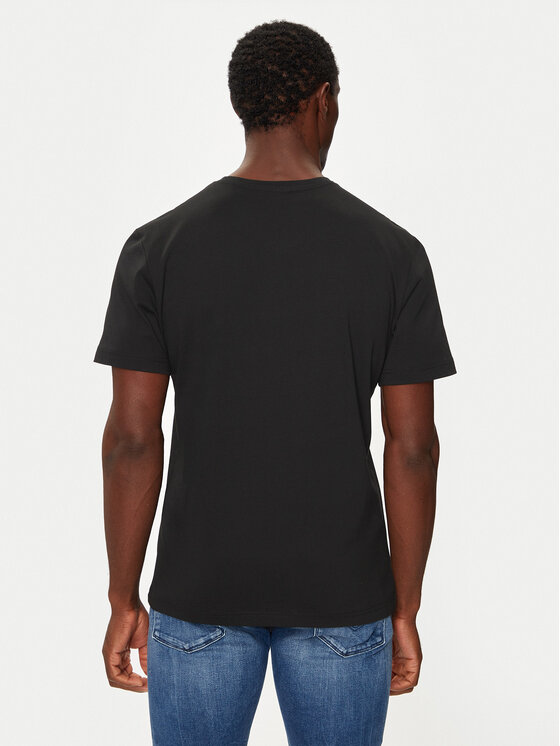 Lacoste Lacoste Marškinėliai TH5077 Juoda Regular Fit