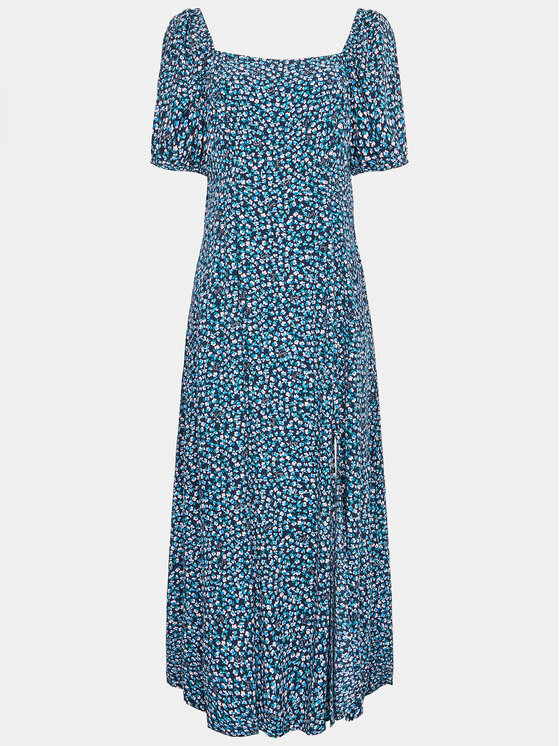 Tommy Jeans Rochie de zi DW0DW15767 Bleumarin Regular Fit Bleumarin imagine noua