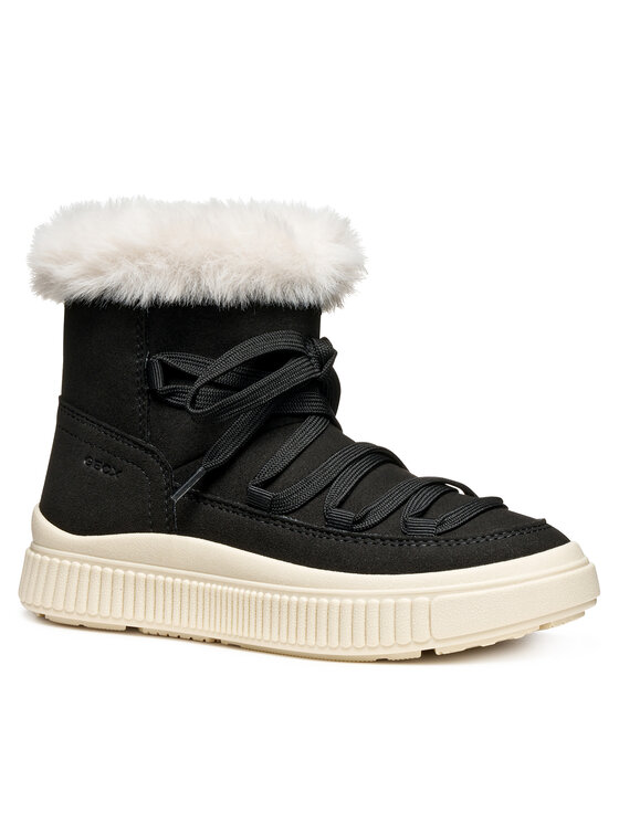 Geox Geox Stivali da neve J Laquinny J56M3D 000AU C9999 S Nero
