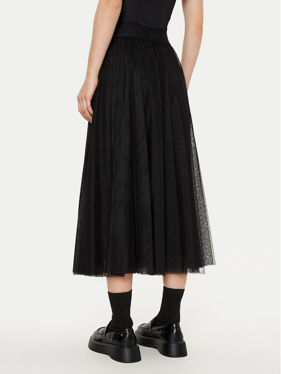 JOOP! JOOP! fustă din tulle 30045183 Negru Regular Fit