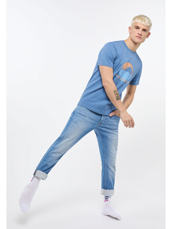 Mustang Mustang Jeansy OREGON TAPERED Niebieski Slim Fit