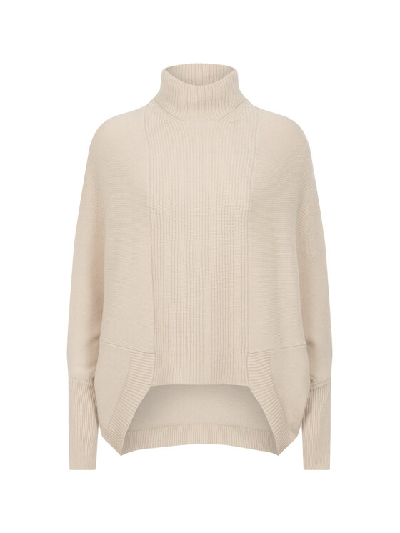 Deni Cler Milano Deni Cler Milano Sweter T-DC-S458-F5-90-12-1 Beżowy Regular Fit