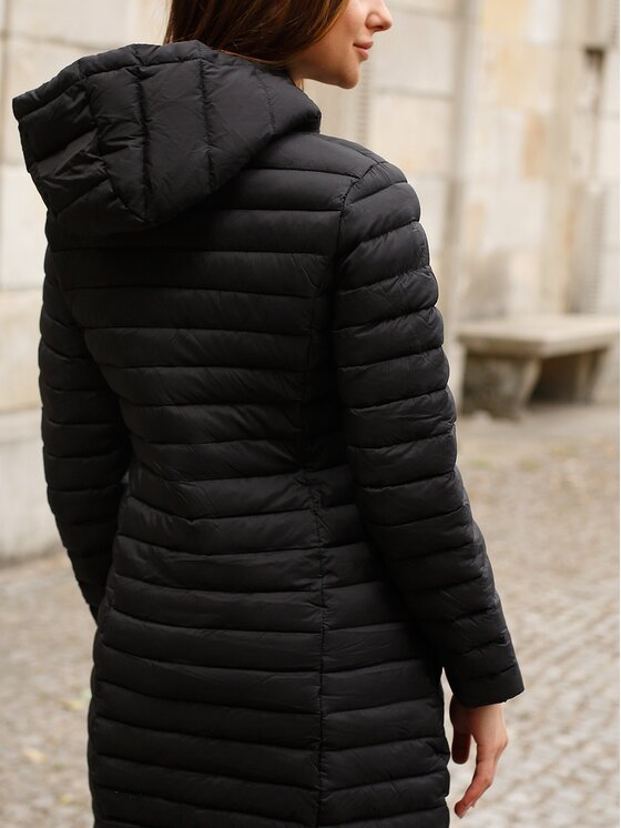 Perso Perso Kurtka damska BLH919013FX Czarny Regular Fit