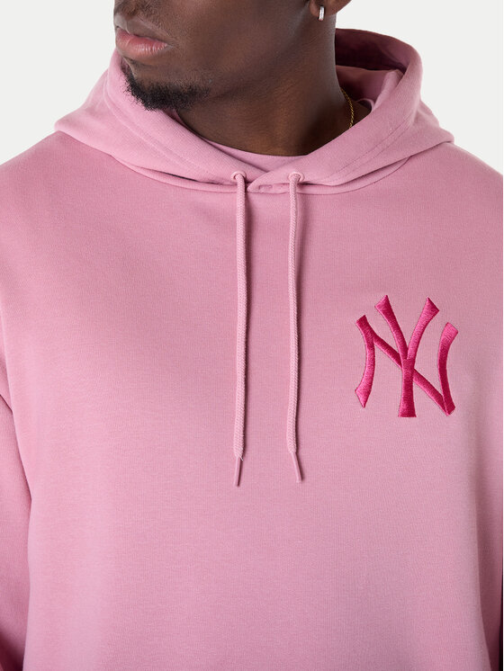 New Era New Era Μπλούζα New York Yankees MLB League 60596174 Ροζ Regular Fit