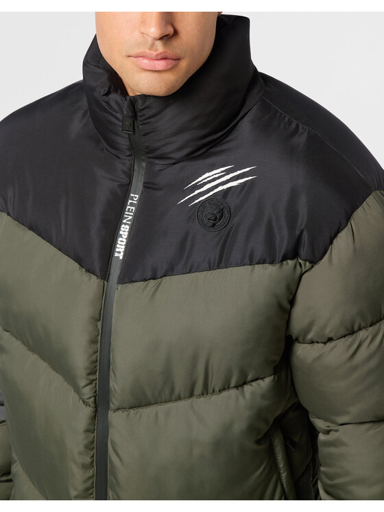 Plein Sport Plein Sport Giubbotto piumino 24023 Verde Regular Fit