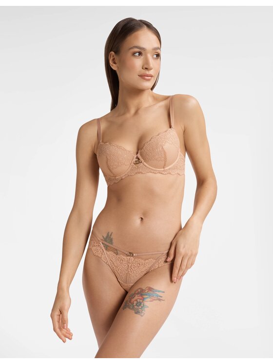 Esotiq Esotiq Stringi 40545 Beżowy