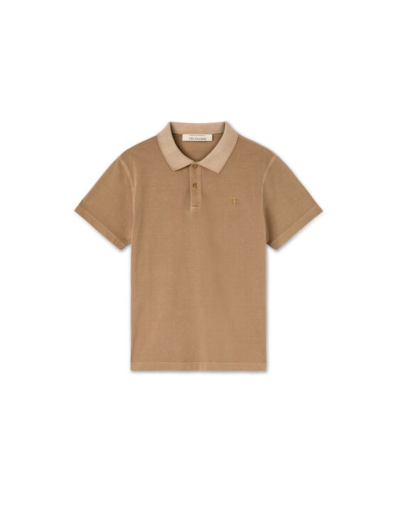 Trussardi Trussardi Polo G5138000234N041 Kremowy Regular Fit