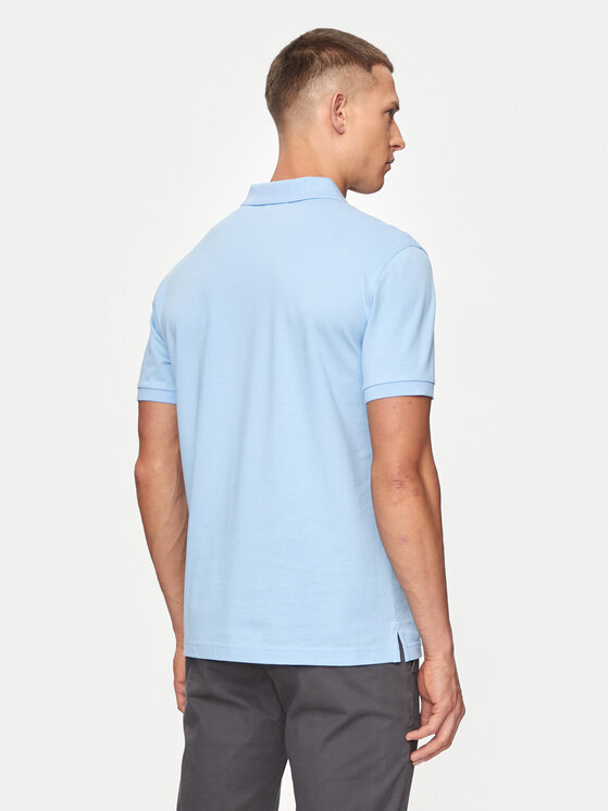 Gant Gant Polokošeľa Shield 2220 Modrá Slim Fit