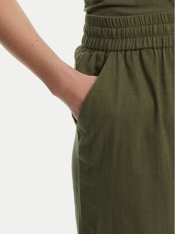Vero Moda Vero Moda Hlače iz tkanine Caia 10333796 Zelena Wide Leg