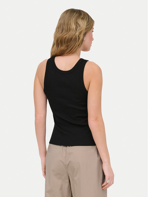 ONLY ONLY Marškinėliai Val 2-Way 15371705 Juoda Slim Fit