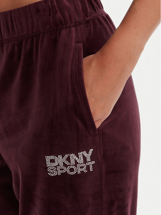 DKNY Sport DKNY Sport Pantaloni da tuta DP5P3702 Bordeaux Regular Fit