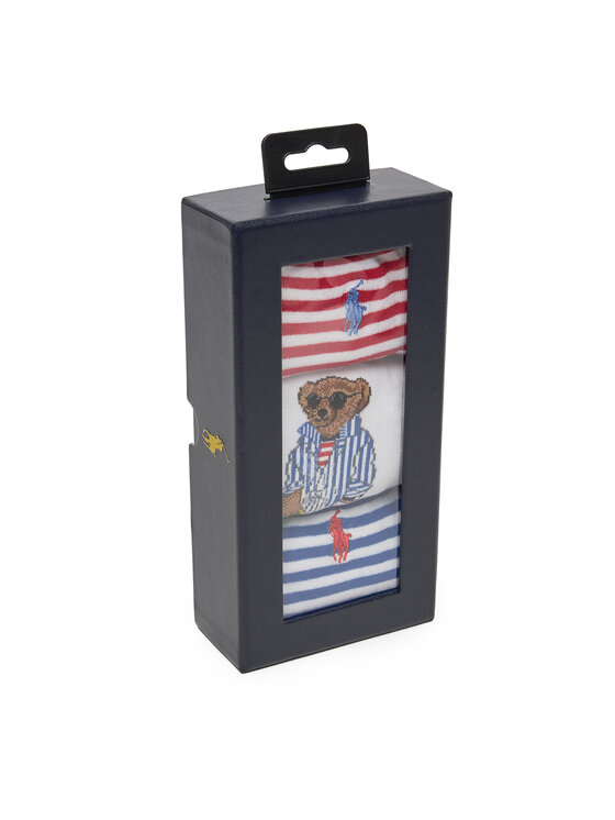 Polo Ralph Lauren Polo Ralph Lauren Σετ 3 ζευγάρια ψηλές κάλτσες γυναικείες 455972027001 Μπεζ