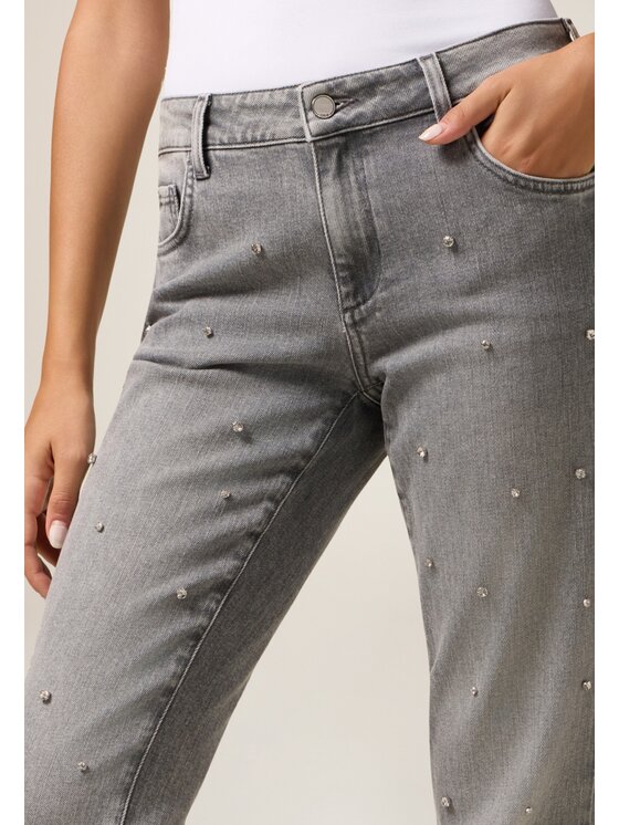 Oltre Oltre Jeans P438R008795N013 Grigio Regular Fit