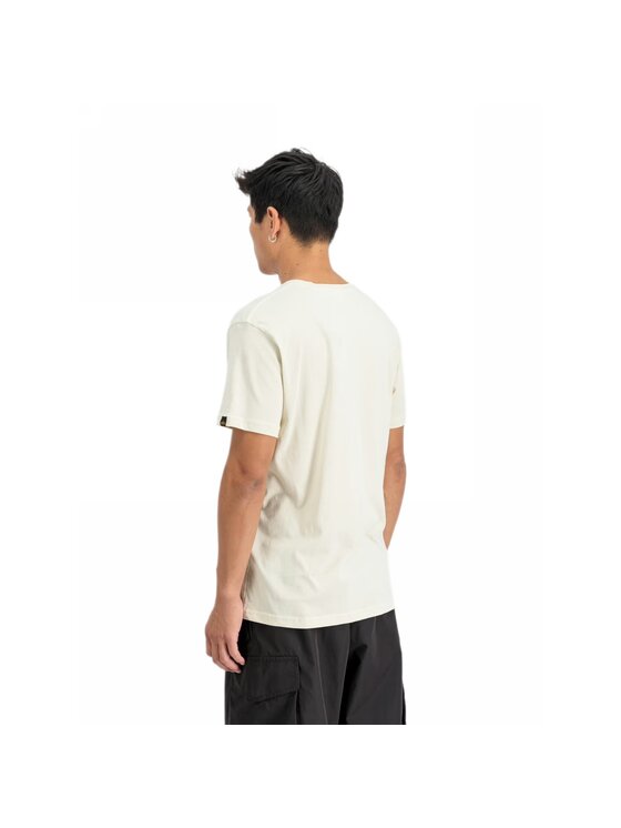 Alpha Industries Alpha Industries Tričko AI.100501-749 Biela Basic Fit