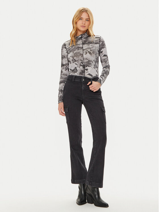 Guess Guess Jeansy W4BA1B D5JF2 Szary Slim Fit