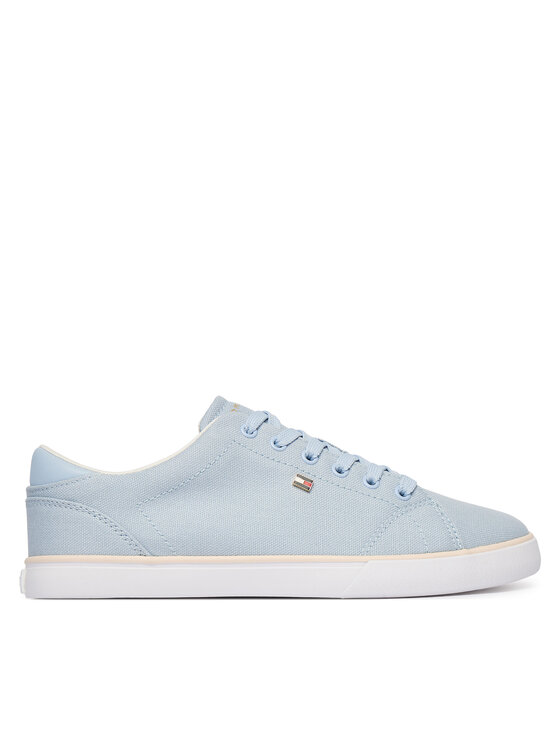 Tommy Hilfiger Tommy Hilfiger Teniszcipő Th Low Profile Vulc Canvas FW0FW09102 Kék