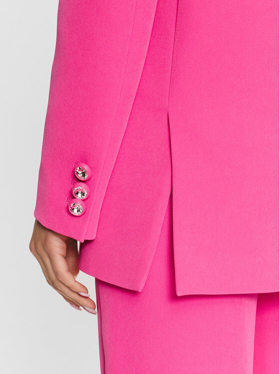 Chiara Ferragni Chiara Ferragni Giacca da abito 74CBQ711 Rosa Regular Fit