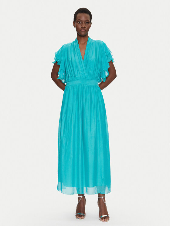 Dixie Dixie Rochie de vară A207W017A Turcoaz Regular Fit