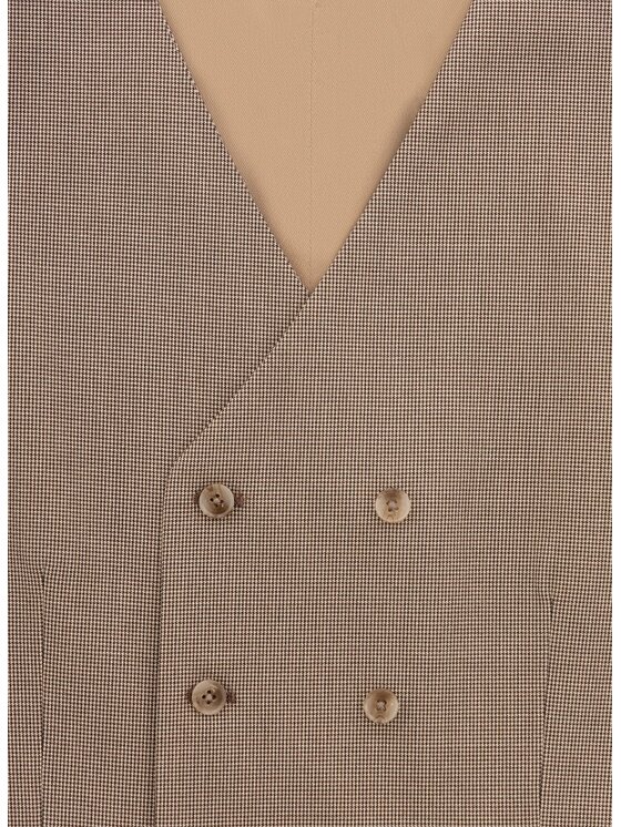 Pako Lorente Pako Lorente Kamizelka garniturowa P26SF-8X-010 Brązowy Slim Fit