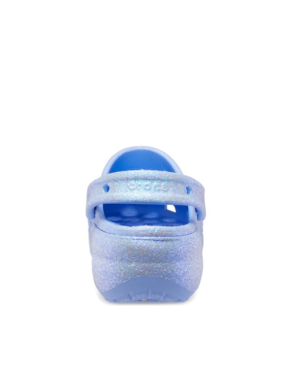 Crocs Crocs Παντόφλες Classic Platform Glitter Clog 207241 Σκούρο μπλε