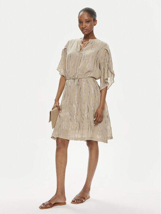 Bruuns Bazaar Bruuns Bazaar Сукня-сорочка Parez BBW3953 Бежевий Regular Fit