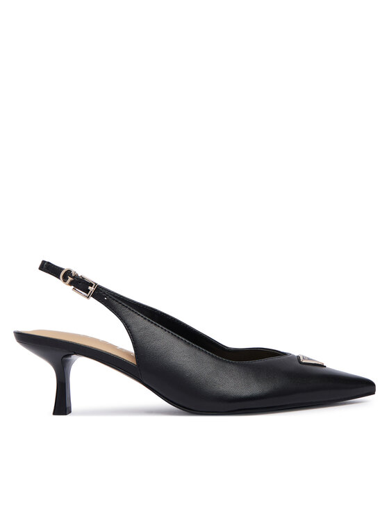 Guess Sandale FLT2CK LEA05 Negru