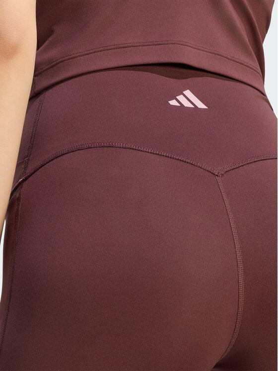 adidas adidas Legginsy 171034 Czerwony ciemny Regular Fit