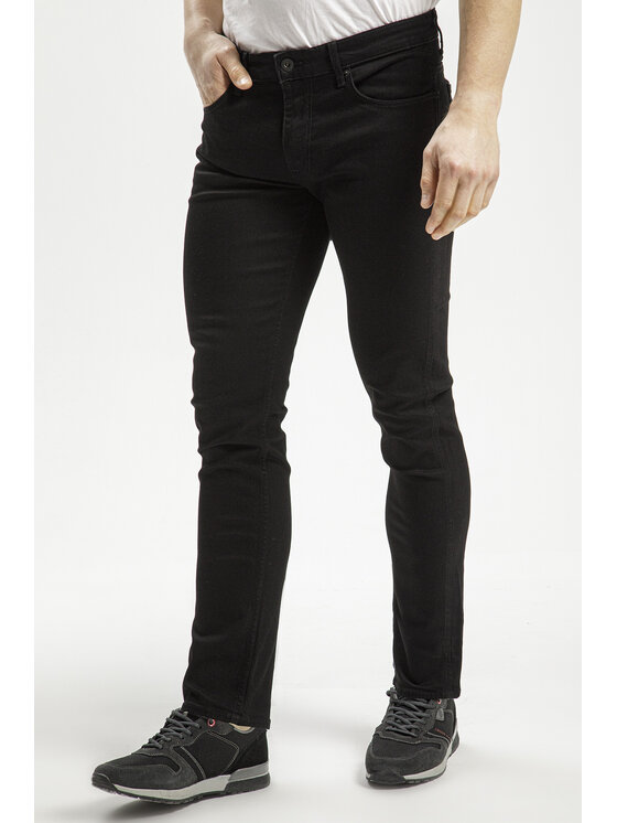 Cross Jeans Cross Jeans Jeansy E 169-069 Czarny Tapered Leg