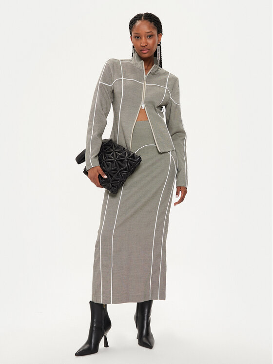 Gestuz Gestuz Суитшърт Pippa 10908665 Сив Slim Fit