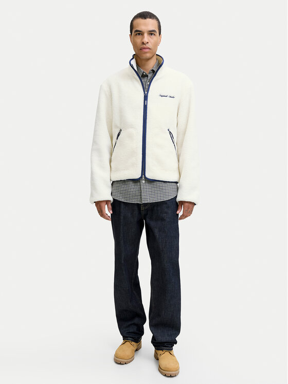 Jack & Jones Jack & Jones Fleecová mikina Norrebro 12282890 Écru Regular Fit