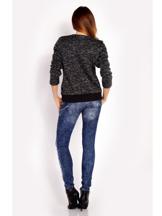Awama Awama Dámská bunda L007 Černá Basic Fit