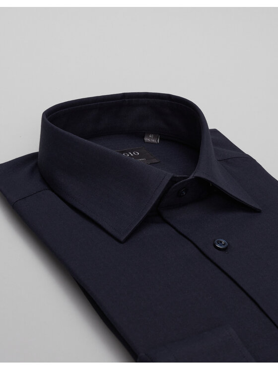 Borgio Borgio Koszula francavilla Granatowy Slim Fit