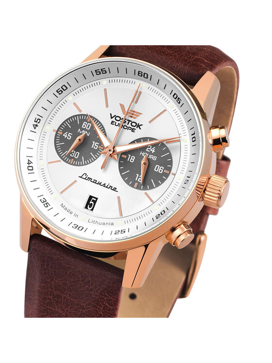 Vostok Europe Vostok Europe Zegarek VK64-560B692 Brązowy