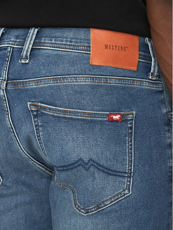 Mustang Mustang Jeans hlače Oregon 1013712 Modra Slim Fit